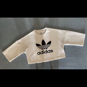 Adidas cropped crewneck